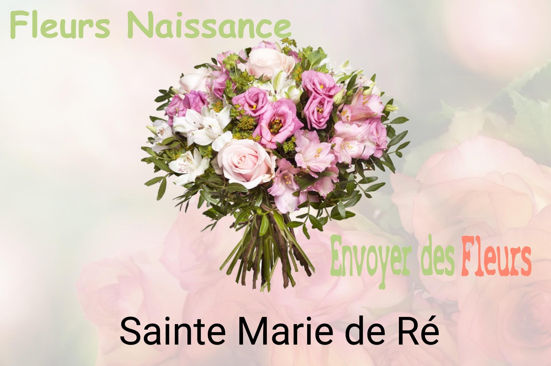 Bouquet de fleurs de naissance livré à Sainte-Marie-de-Ré